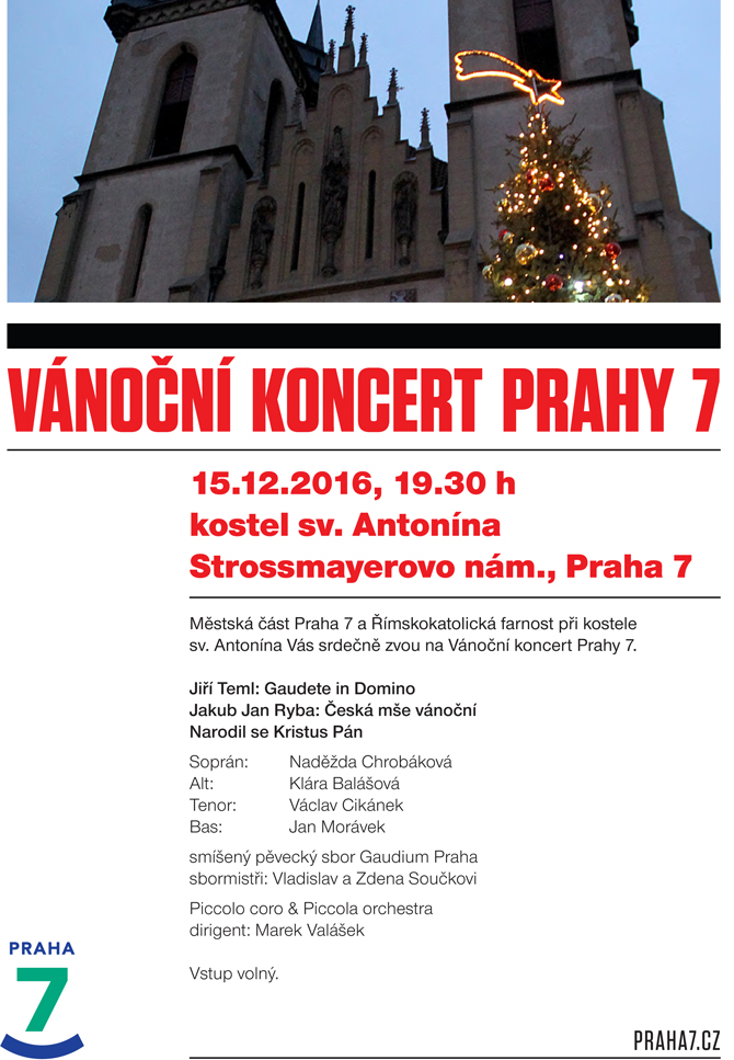 Vánoční koncert Prahy 7